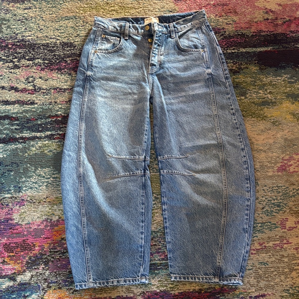 We The Free [Free People] Good Luck Barrel Jeans